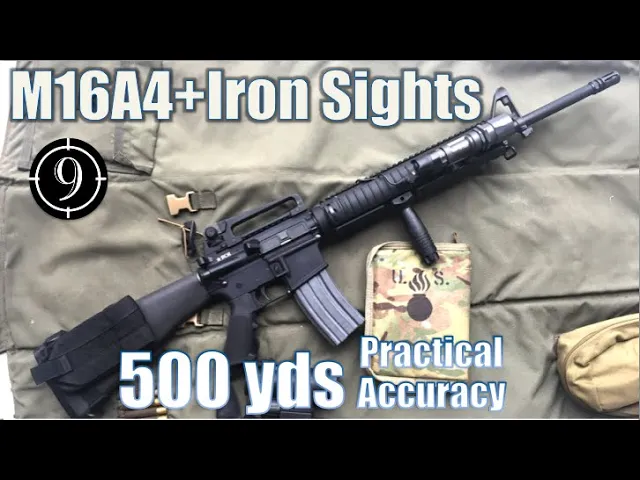 m16a4 iron sights to 500yds: practical accuracy (bcm upper